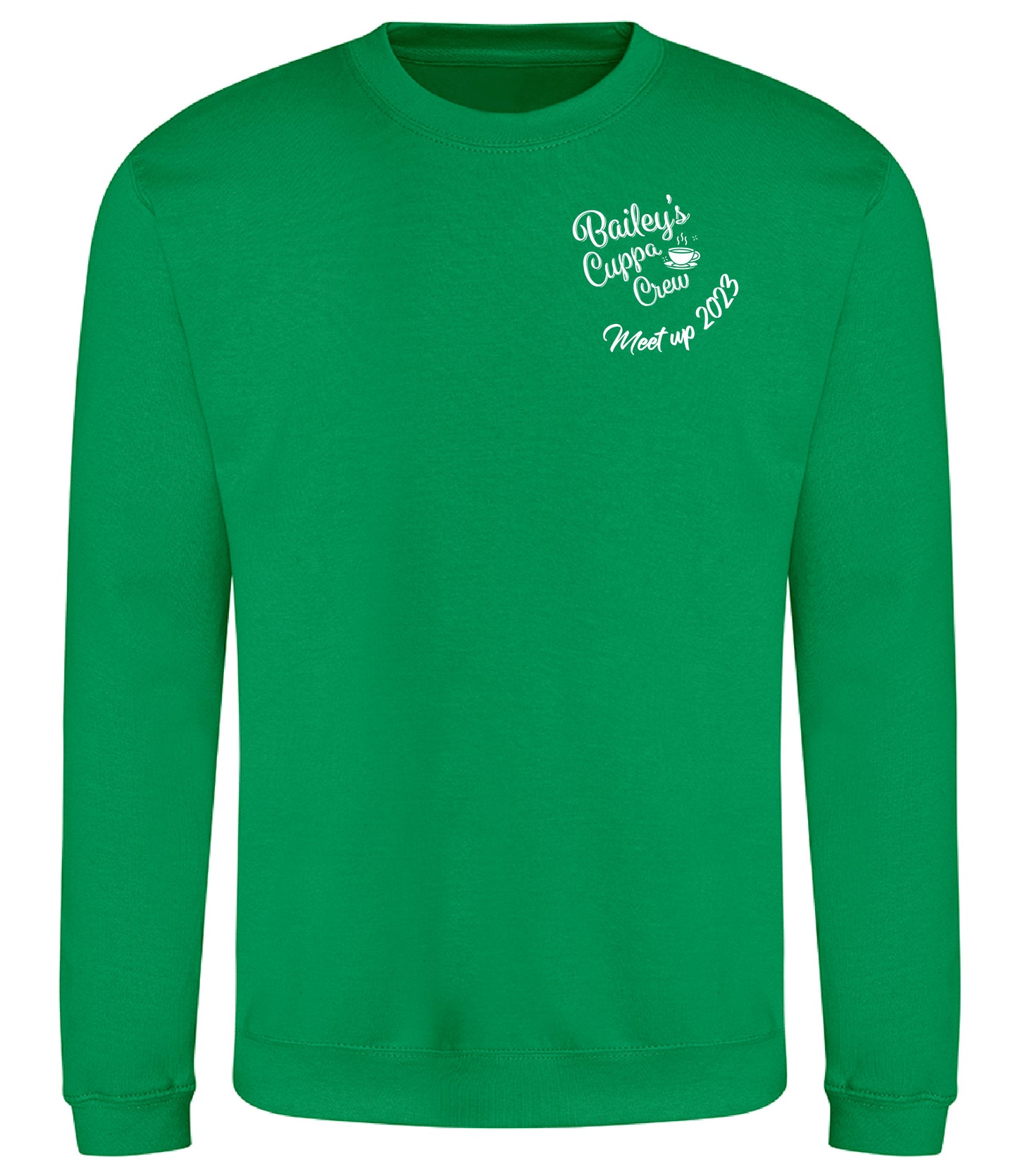 Bailey's Cuppa Crew Meet Up 2023 Small Chest Logo Sweatshirt