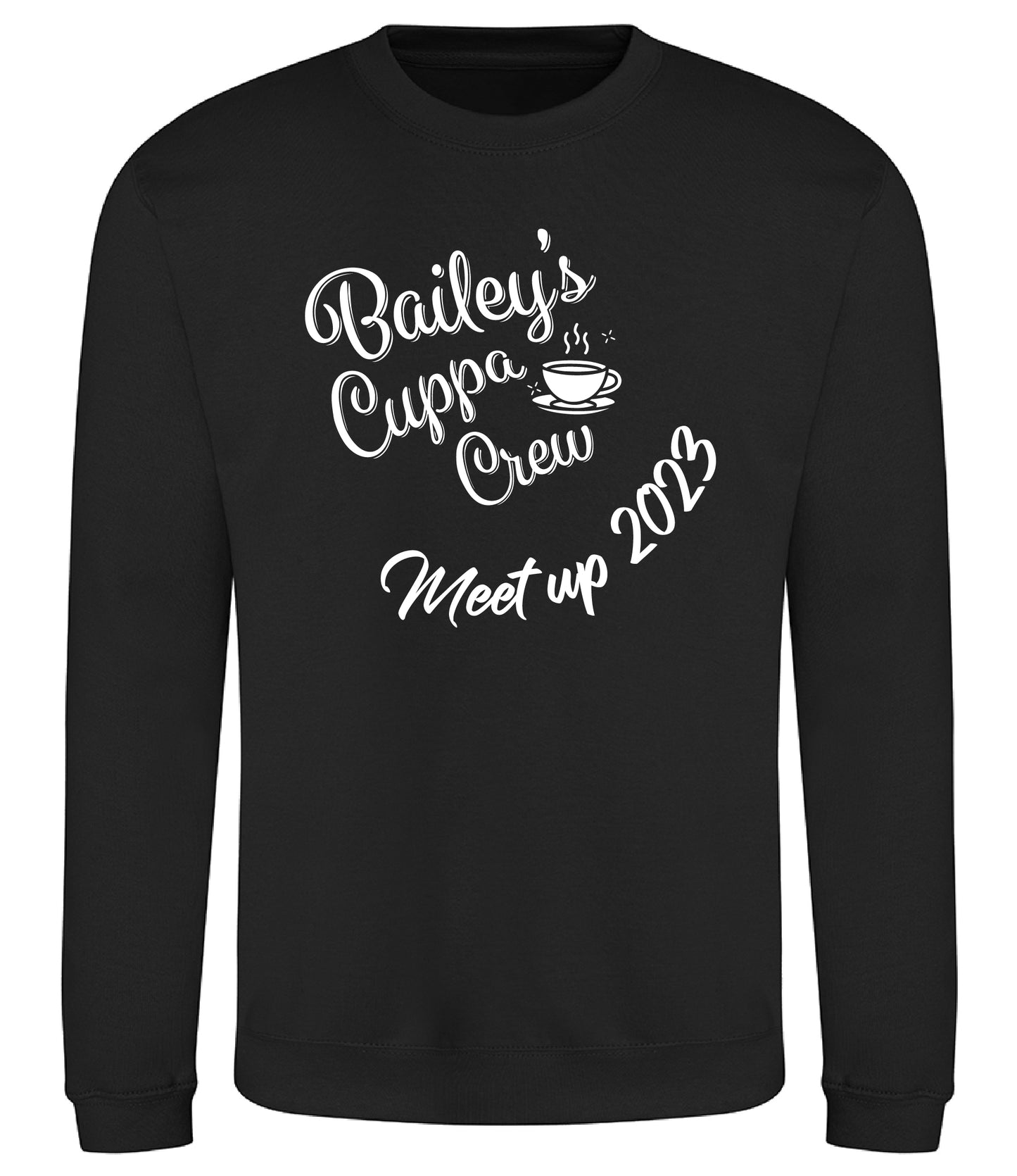 Bailey's Cuppa Crew Meet Up 2023 Large Logo Sweatshirt