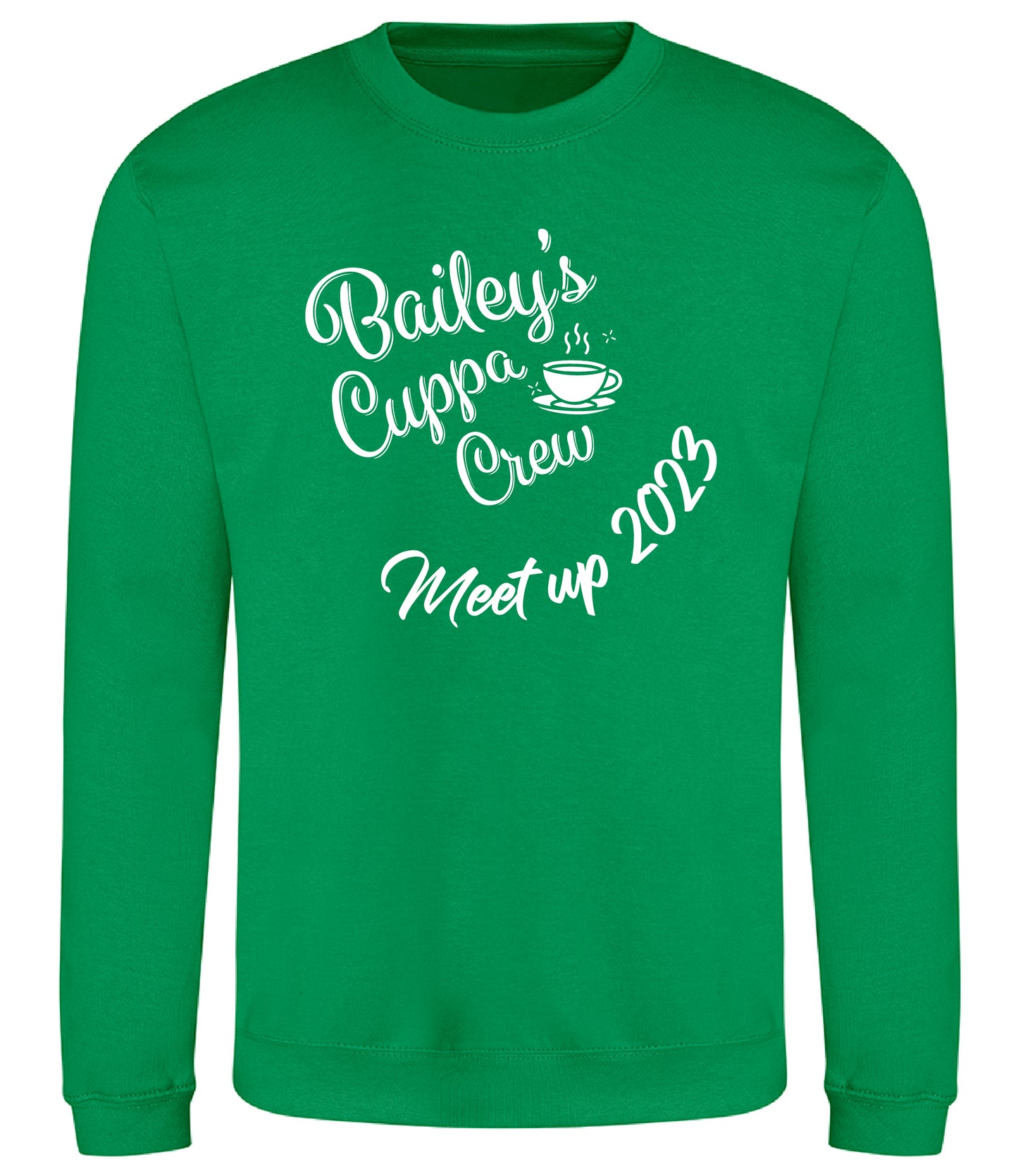 Bailey's Cuppa Crew Meet Up 2023 Large Logo Sweatshirt