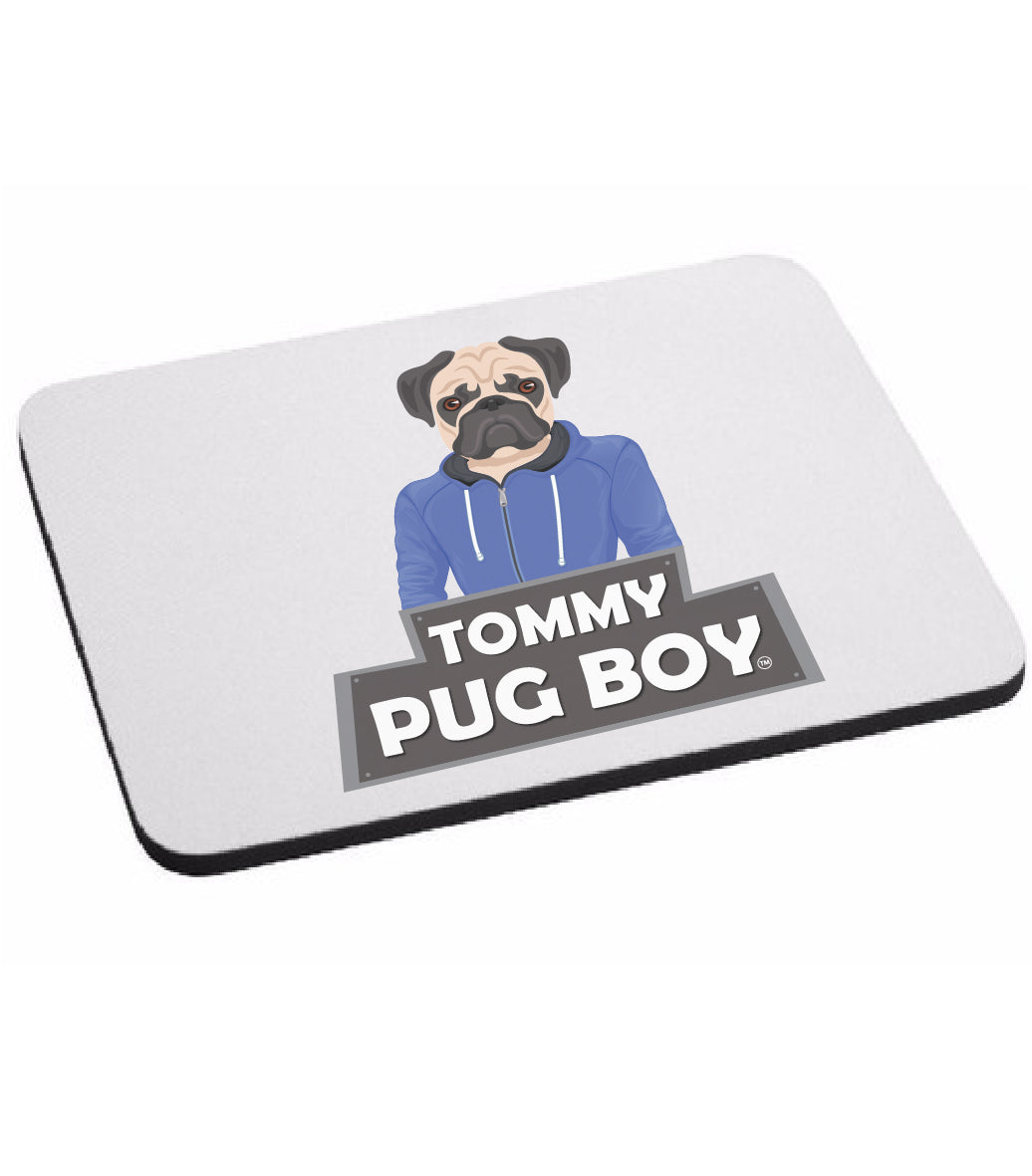 Tommy Pug Boy Mouse Mat