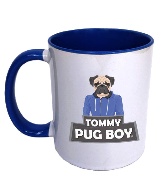 Tommy Pug Boy Two Tone Mug